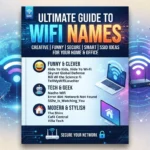 Smartphone screen showing a list of nearby Wi-Fi networks