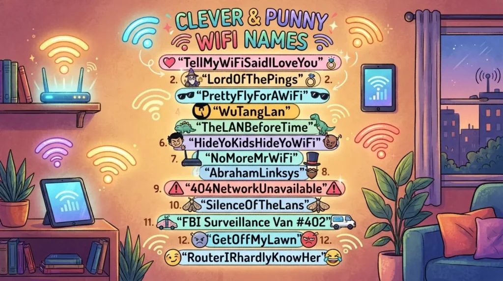 Funny Wi-Fi Names