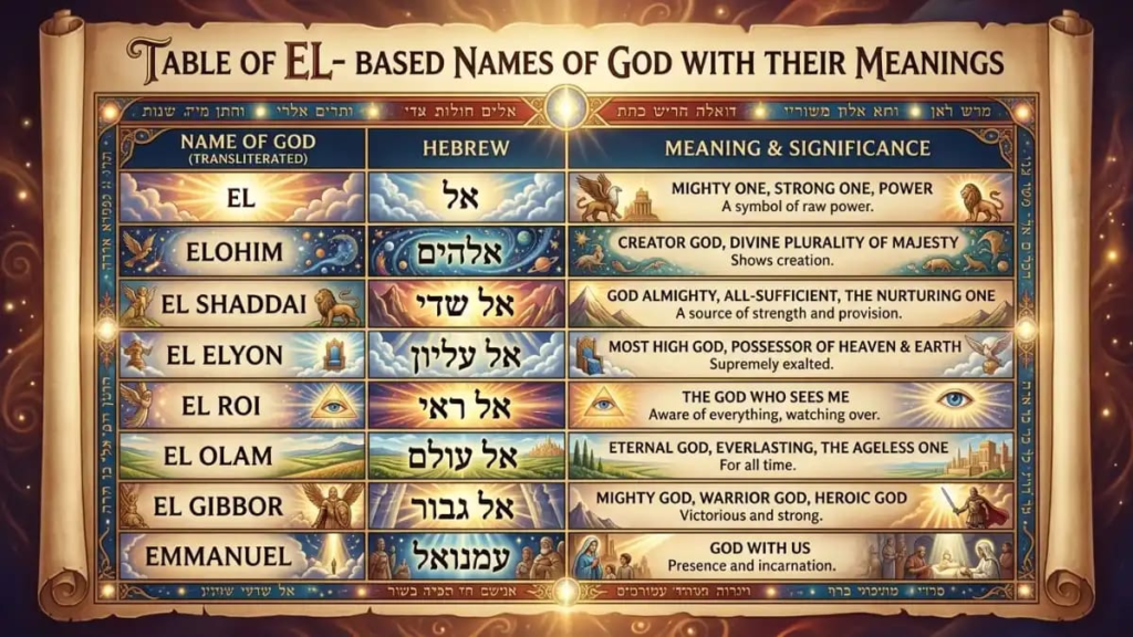 Names of God in the Bible