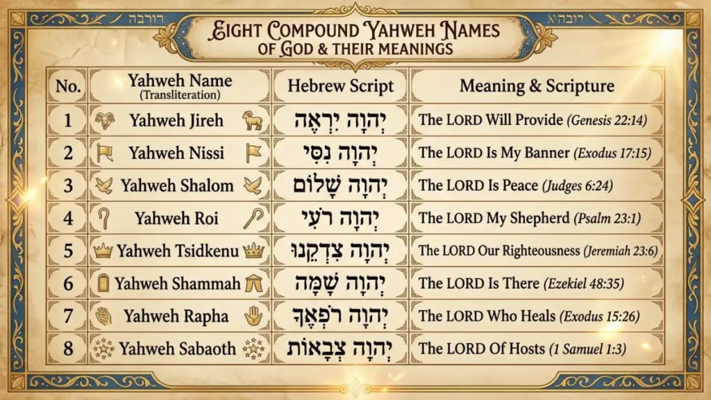 Open book icon introducing frequently asked questions about the names of God"