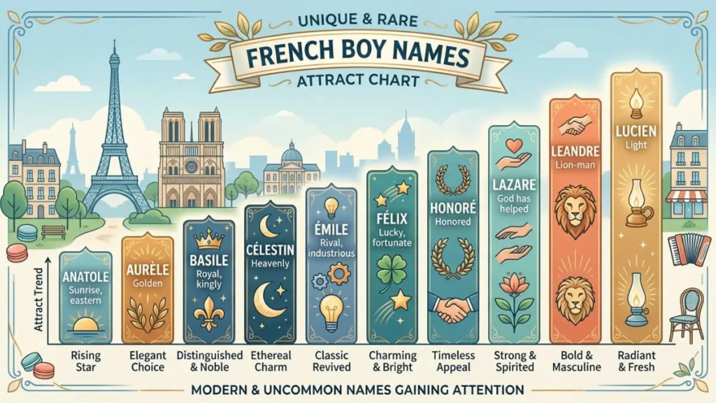 Unique & Rare French Boy Names