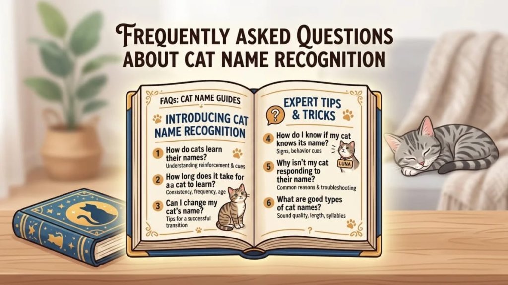 Do cats know their names?