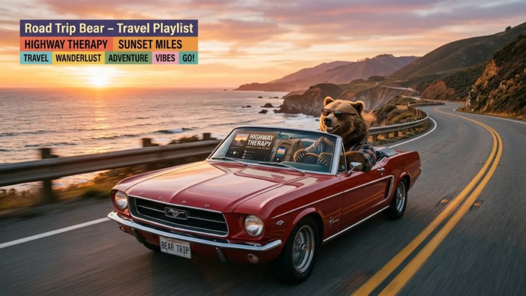 Road Trip and Travel Spotify Playlist Names
