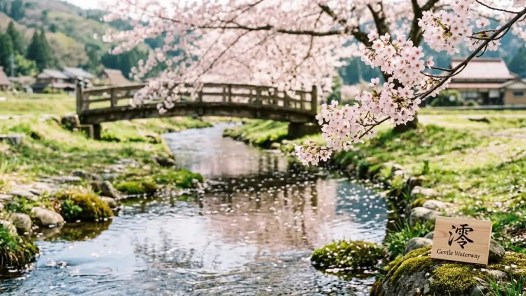 Cherry blossoms symbolizing the gentle, nature-inspired meaning behind names like Mio