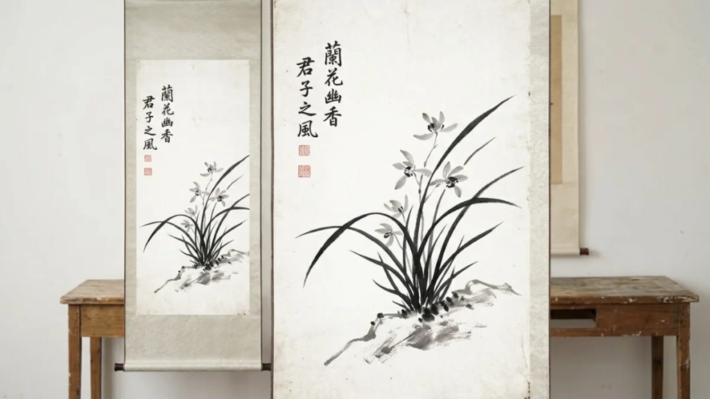 Chinese calligraphy of the character Mei, a popular element in Chinese girl names