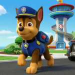 Paw Patrol pups gathered at the Lookout Tower, Paw Patrol dog names