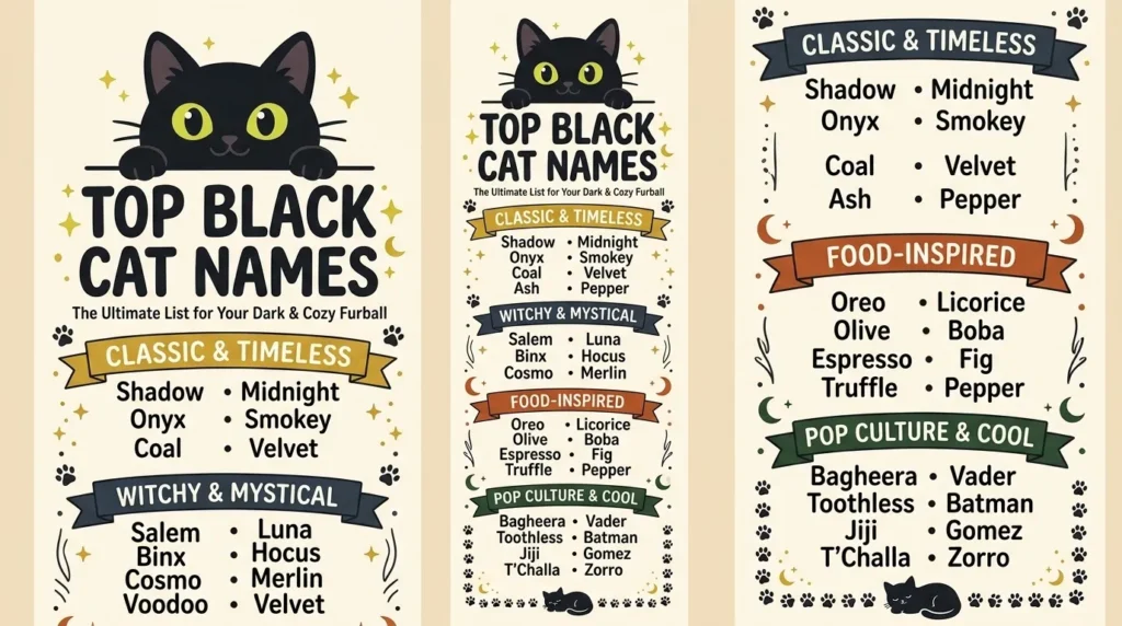 Top Black cat names