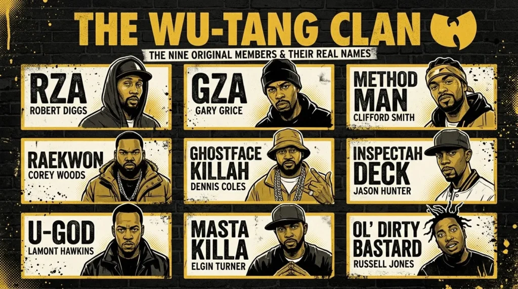 Wu-Tang Clan Members Real Names: 9 Best Facts