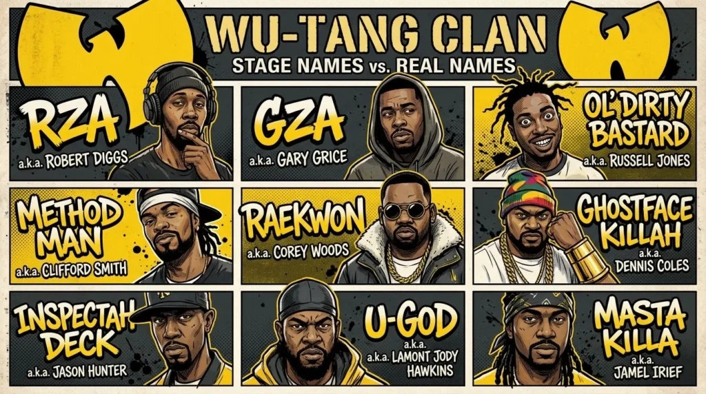 What Each Member Is Best Known For