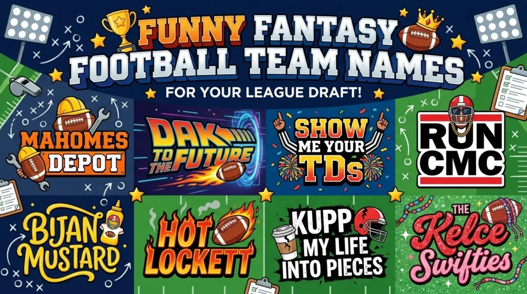 How to Pick a Good Fantasy Football Team Name