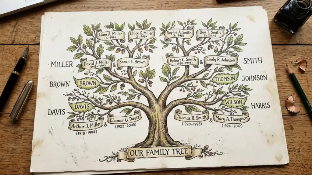 Italian last names surname family tree